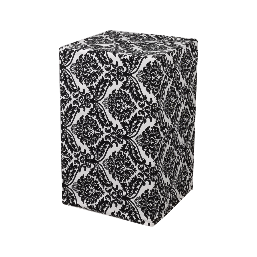 Quadro Stehtisch klein mit Husse Paisly