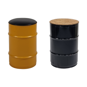 Palleleon Fass klein bunt / schwarz 1