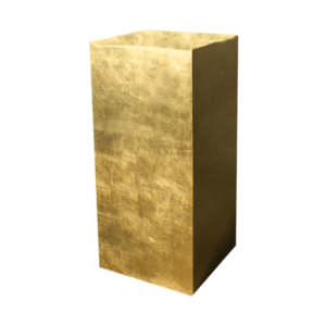 Blattgold Stehkube mittel 1